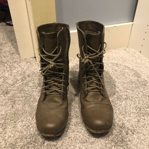 Madden Girl combat boots